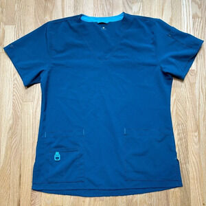 Carhartt Dark Teal  Scrub Top